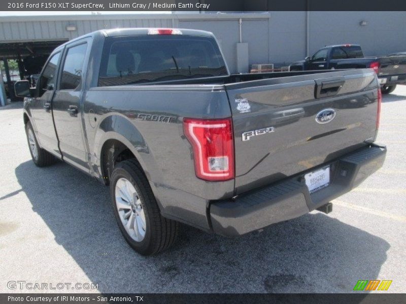 Lithium Gray / Medium Earth Gray 2016 Ford F150 XLT SuperCrew