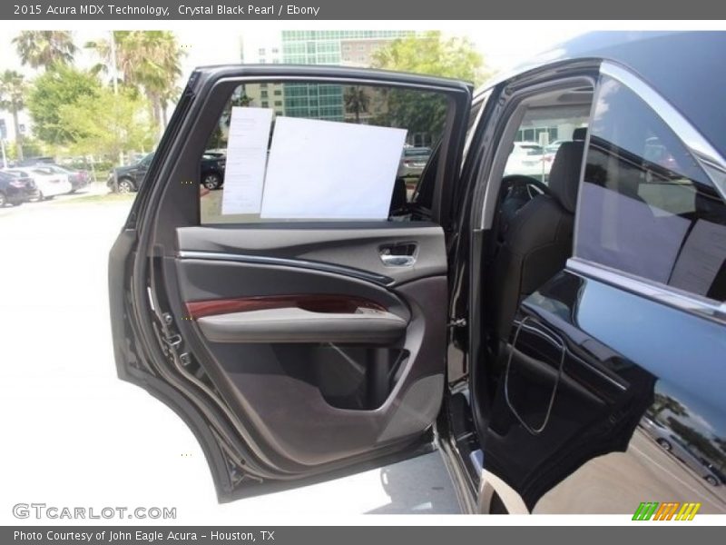 Crystal Black Pearl / Ebony 2015 Acura MDX Technology