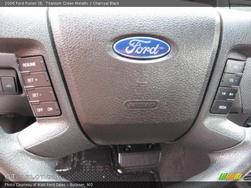 Titanium Green Metallic / Charcoal Black 2006 Ford Fusion SE