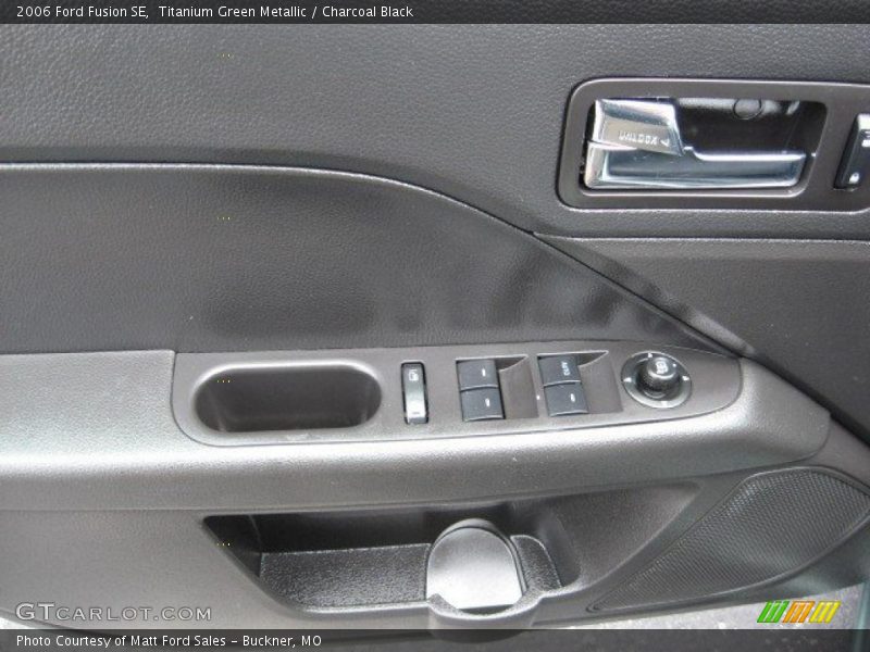 Titanium Green Metallic / Charcoal Black 2006 Ford Fusion SE
