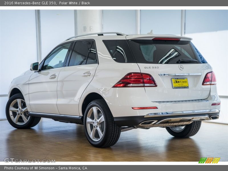Polar White / Black 2016 Mercedes-Benz GLE 350