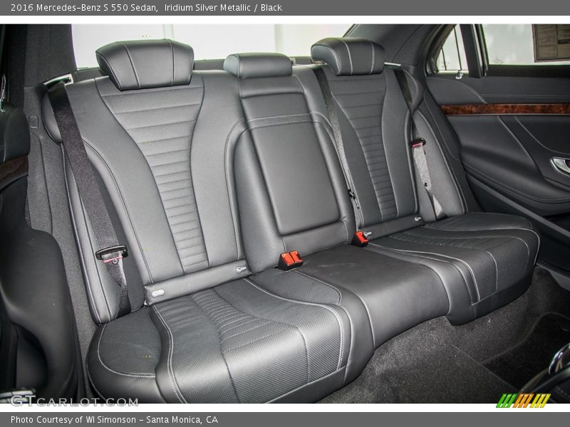 Iridium Silver Metallic / Black 2016 Mercedes-Benz S 550 Sedan