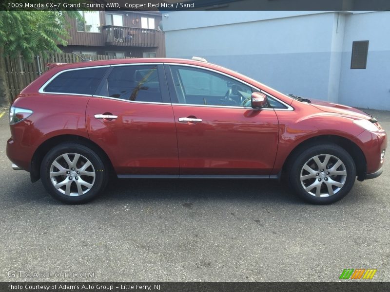 Copper Red Mica / Sand 2009 Mazda CX-7 Grand Touring AWD