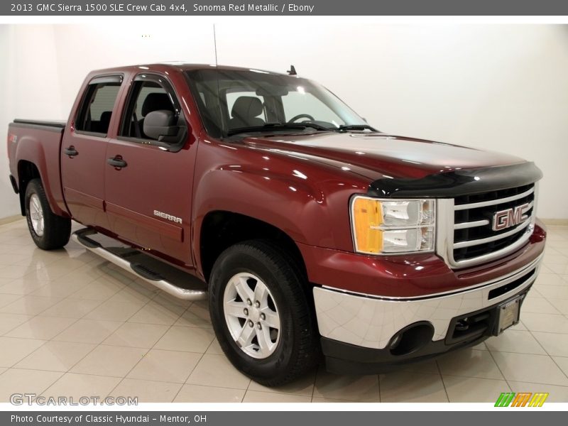 Sonoma Red Metallic / Ebony 2013 GMC Sierra 1500 SLE Crew Cab 4x4