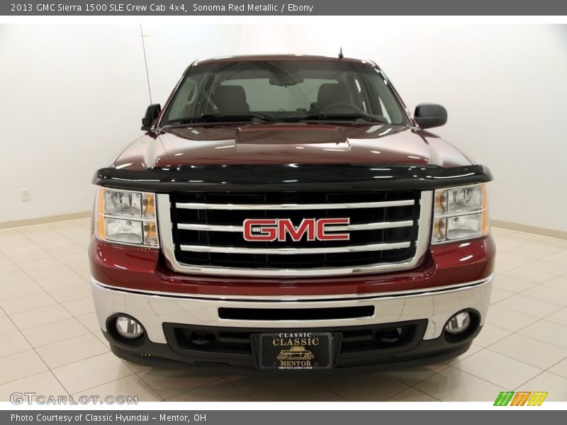 Sonoma Red Metallic / Ebony 2013 GMC Sierra 1500 SLE Crew Cab 4x4