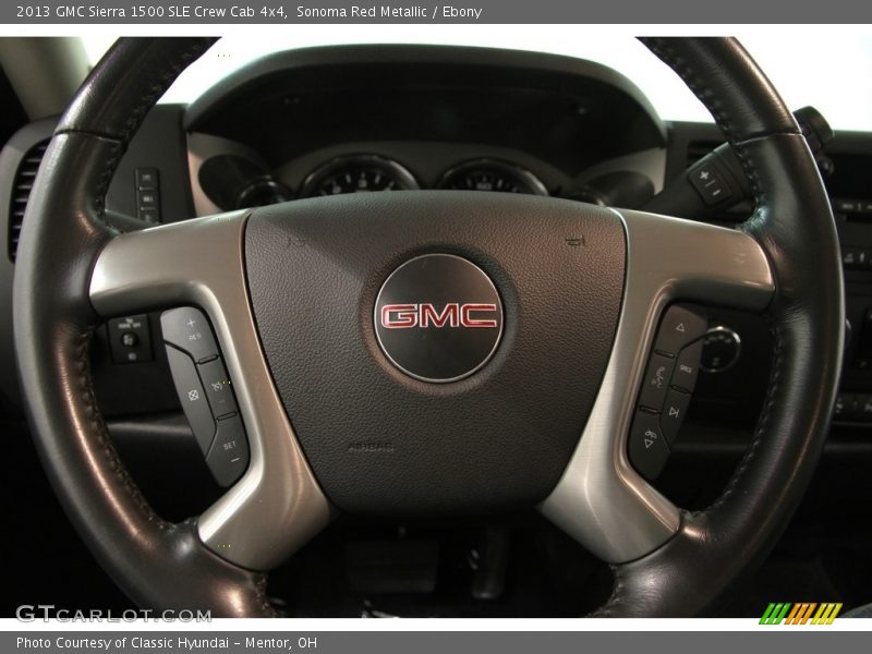 Sonoma Red Metallic / Ebony 2013 GMC Sierra 1500 SLE Crew Cab 4x4