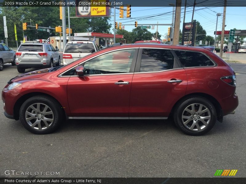 Copper Red Mica / Sand 2009 Mazda CX-7 Grand Touring AWD