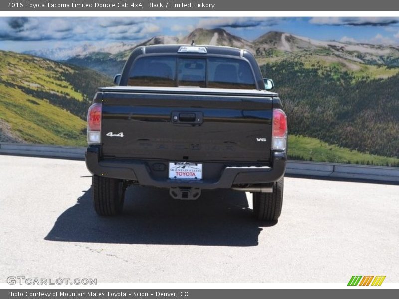 Black / Limited Hickory 2016 Toyota Tacoma Limited Double Cab 4x4