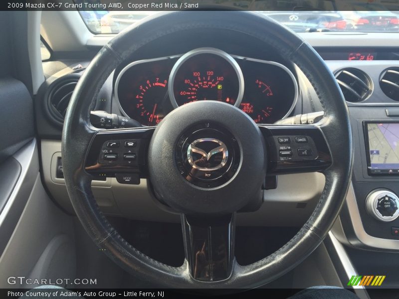 Copper Red Mica / Sand 2009 Mazda CX-7 Grand Touring AWD