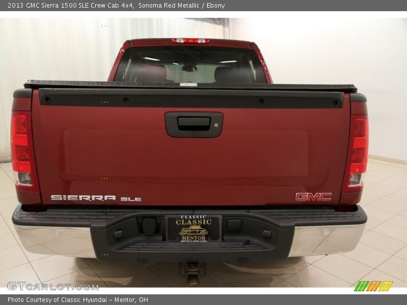 Sonoma Red Metallic / Ebony 2013 GMC Sierra 1500 SLE Crew Cab 4x4