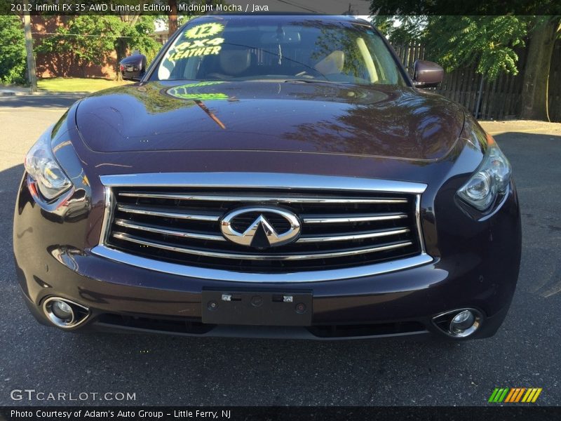 Midnight Mocha / Java 2012 Infiniti FX 35 AWD Limited Edition