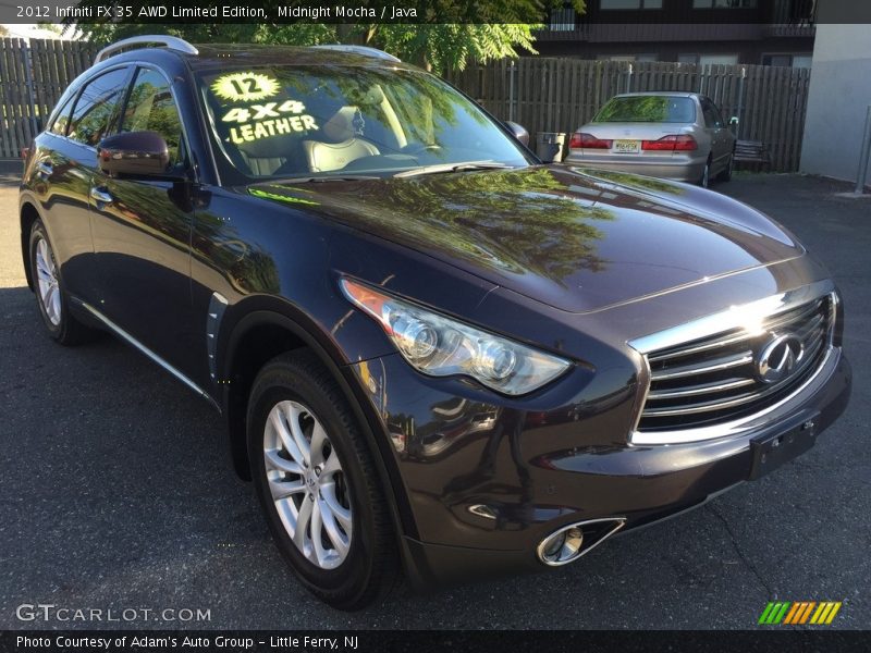 Midnight Mocha / Java 2012 Infiniti FX 35 AWD Limited Edition