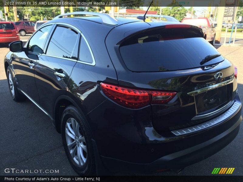Midnight Mocha / Java 2012 Infiniti FX 35 AWD Limited Edition