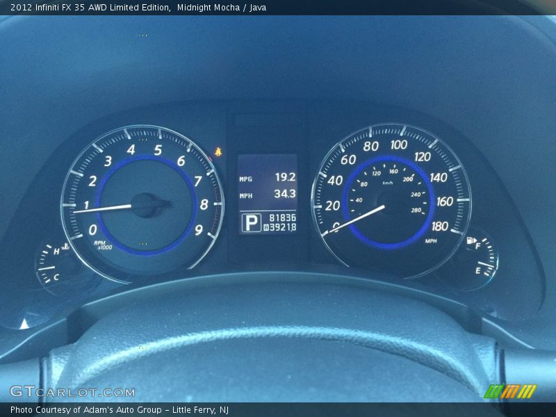 Midnight Mocha / Java 2012 Infiniti FX 35 AWD Limited Edition