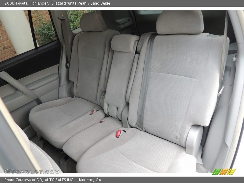 Blizzard White Pearl / Sand Beige 2008 Toyota Highlander