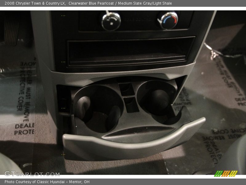 Clearwater Blue Pearlcoat / Medium Slate Gray/Light Shale 2008 Chrysler Town & Country LX