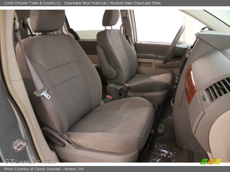Clearwater Blue Pearlcoat / Medium Slate Gray/Light Shale 2008 Chrysler Town & Country LX