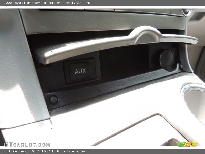 Blizzard White Pearl / Sand Beige 2008 Toyota Highlander