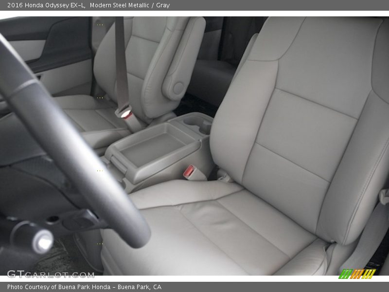 Modern Steel Metallic / Gray 2016 Honda Odyssey EX-L