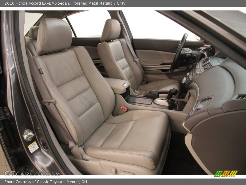 Polished Metal Metallic / Gray 2010 Honda Accord EX-L V6 Sedan