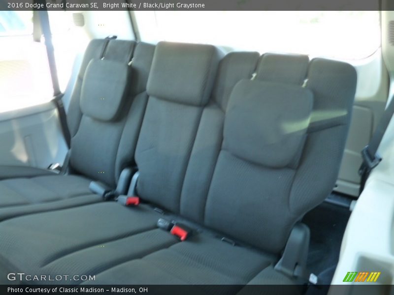 Bright White / Black/Light Graystone 2016 Dodge Grand Caravan SE