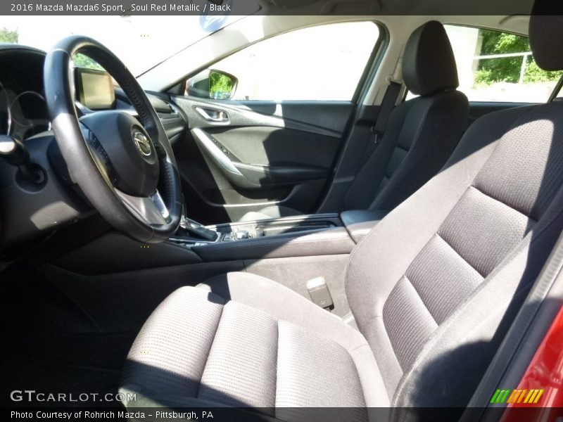 Soul Red Metallic / Black 2016 Mazda Mazda6 Sport