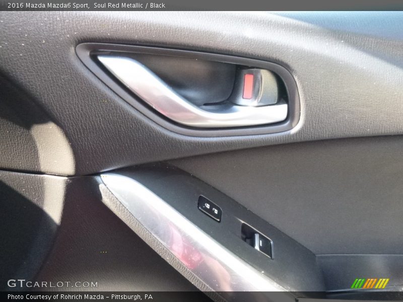 Soul Red Metallic / Black 2016 Mazda Mazda6 Sport