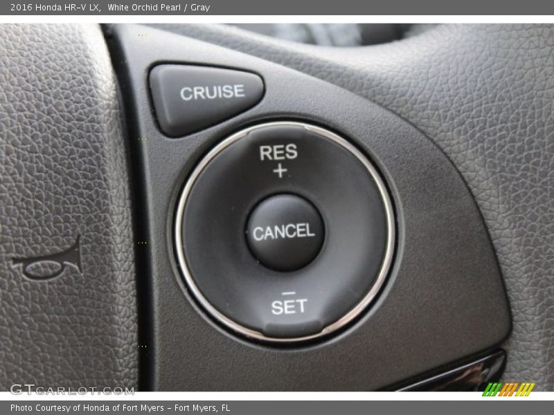 White Orchid Pearl / Gray 2016 Honda HR-V LX