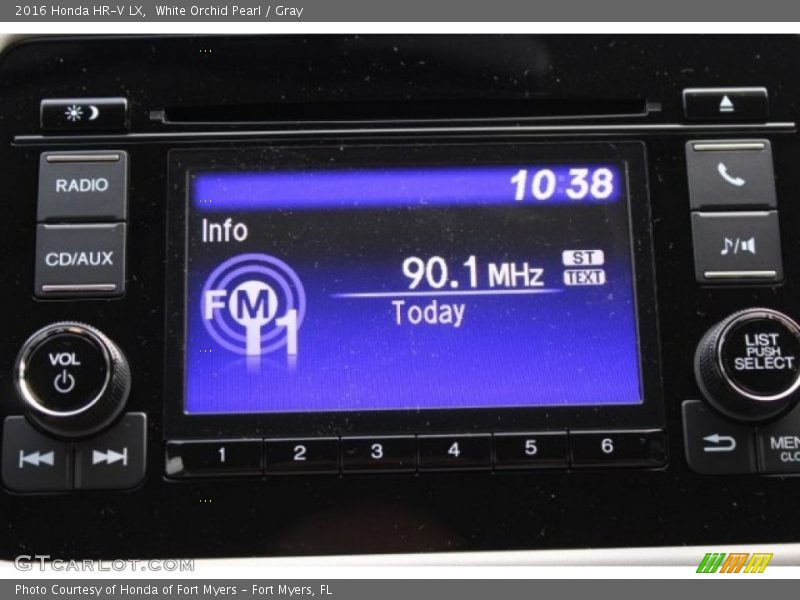 White Orchid Pearl / Gray 2016 Honda HR-V LX