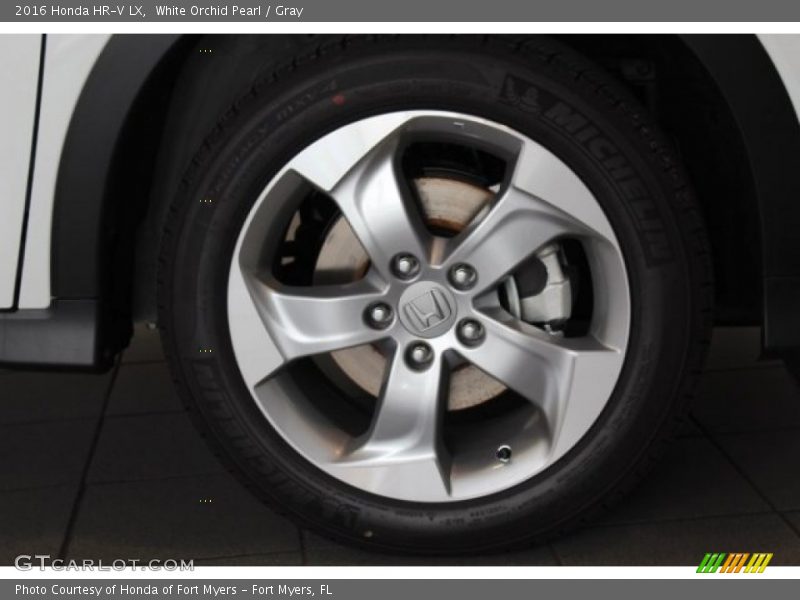 White Orchid Pearl / Gray 2016 Honda HR-V LX
