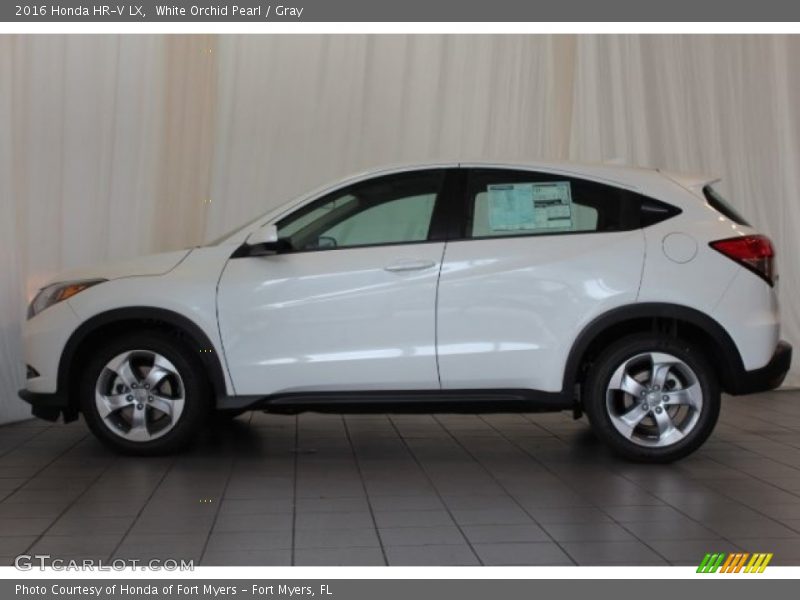 White Orchid Pearl / Gray 2016 Honda HR-V LX