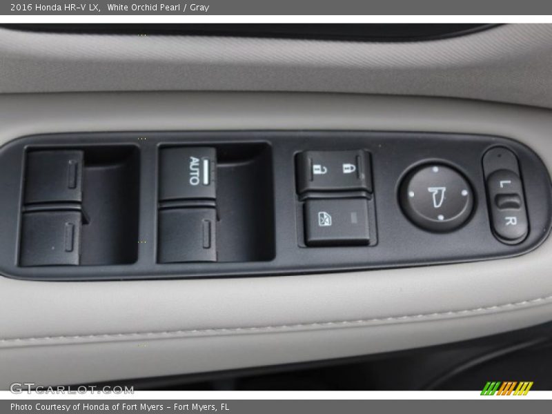 White Orchid Pearl / Gray 2016 Honda HR-V LX