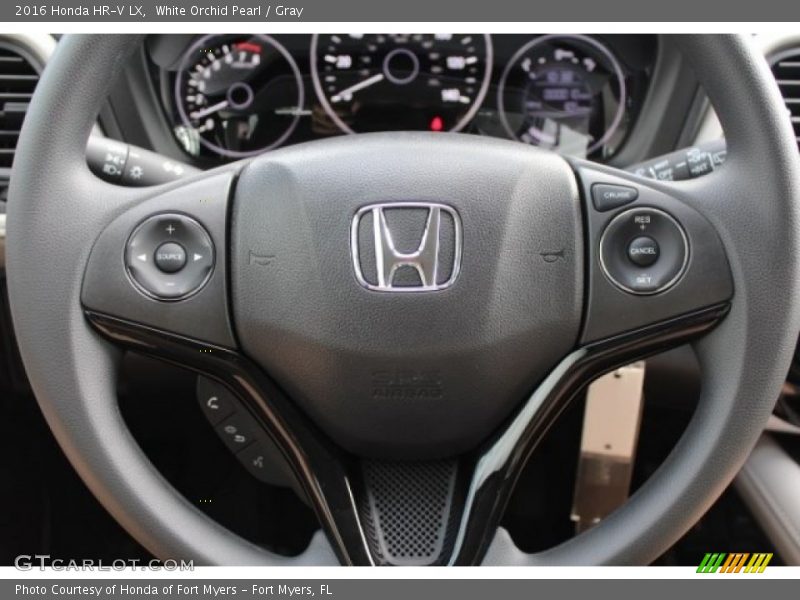 White Orchid Pearl / Gray 2016 Honda HR-V LX