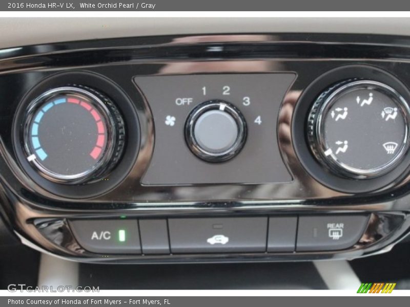 White Orchid Pearl / Gray 2016 Honda HR-V LX