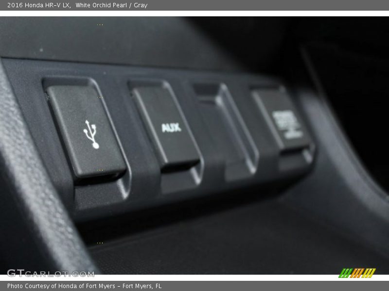 White Orchid Pearl / Gray 2016 Honda HR-V LX
