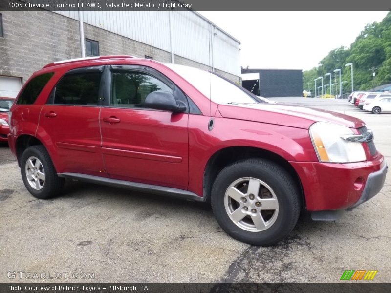 Salsa Red Metallic / Light Gray 2005 Chevrolet Equinox LT AWD