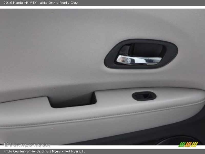 White Orchid Pearl / Gray 2016 Honda HR-V LX