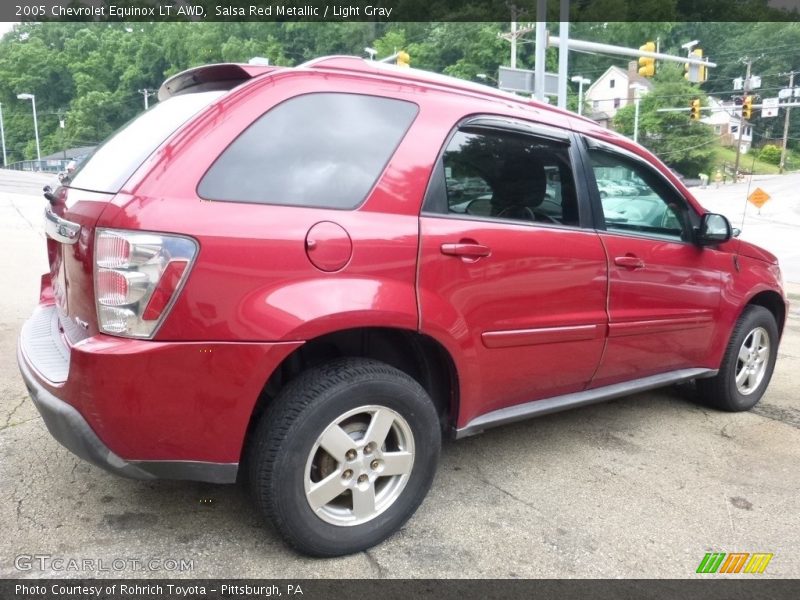 Salsa Red Metallic / Light Gray 2005 Chevrolet Equinox LT AWD