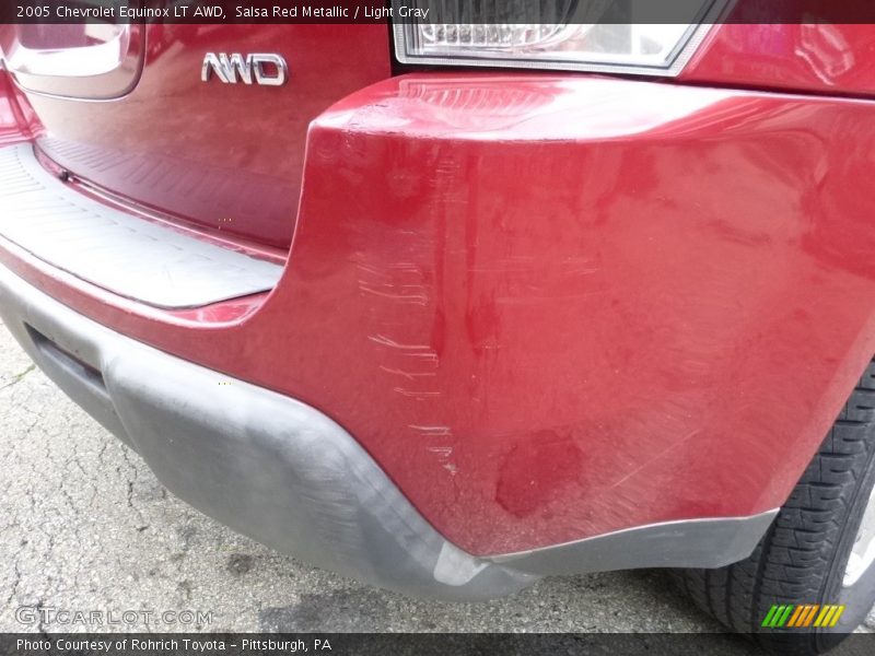 Salsa Red Metallic / Light Gray 2005 Chevrolet Equinox LT AWD