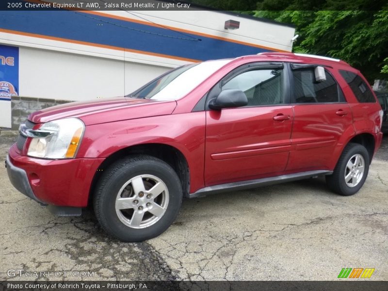 Salsa Red Metallic / Light Gray 2005 Chevrolet Equinox LT AWD