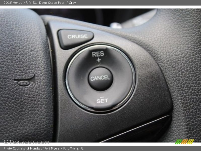 Deep Ocean Pearl / Gray 2016 Honda HR-V EX