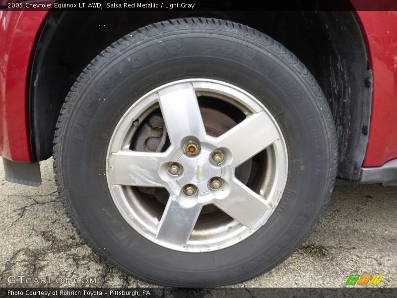 Salsa Red Metallic / Light Gray 2005 Chevrolet Equinox LT AWD