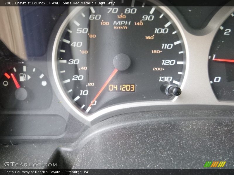 Salsa Red Metallic / Light Gray 2005 Chevrolet Equinox LT AWD