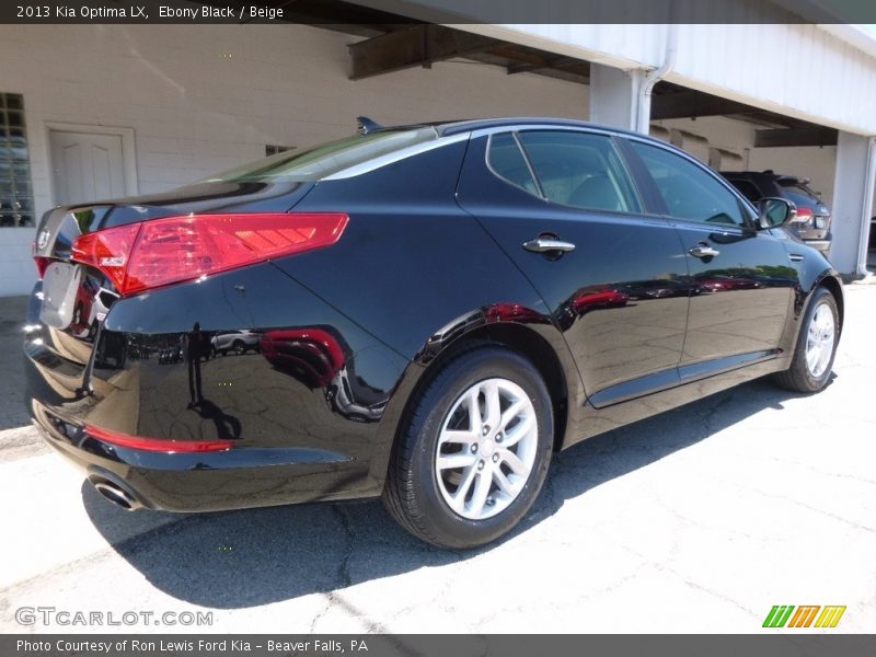 Ebony Black / Beige 2013 Kia Optima LX