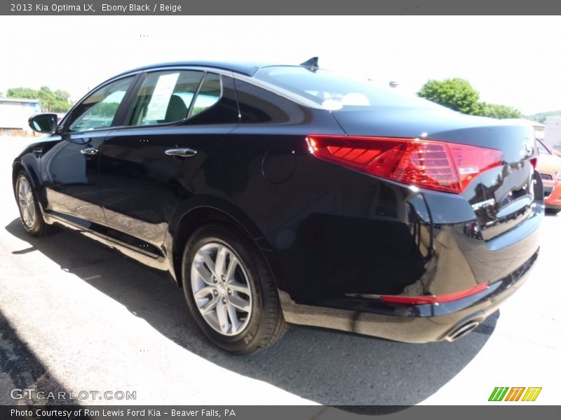 Ebony Black / Beige 2013 Kia Optima LX