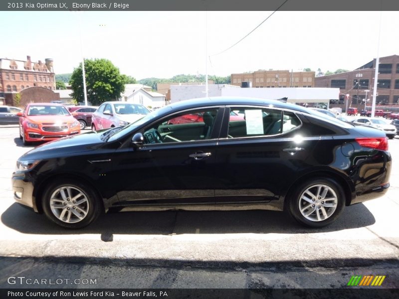 Ebony Black / Beige 2013 Kia Optima LX