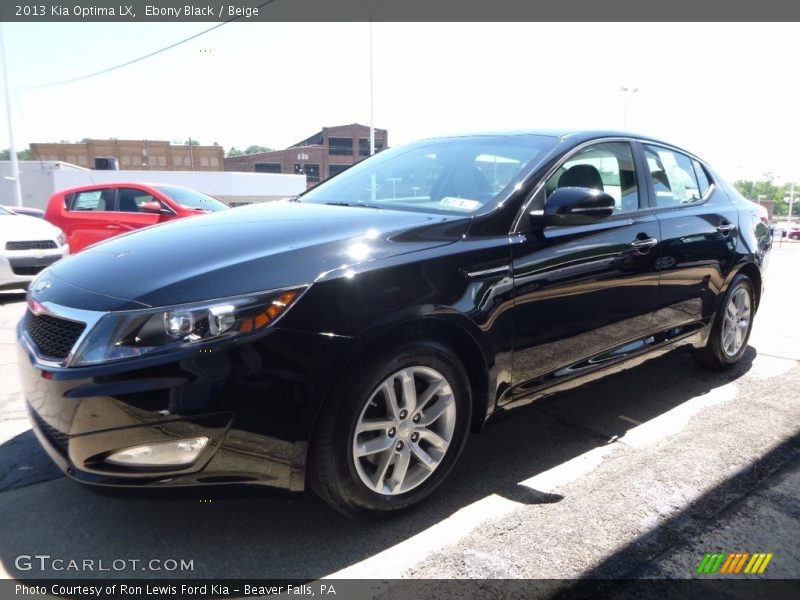 Ebony Black / Beige 2013 Kia Optima LX