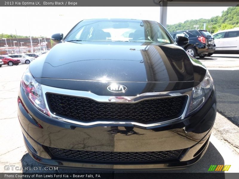 Ebony Black / Beige 2013 Kia Optima LX