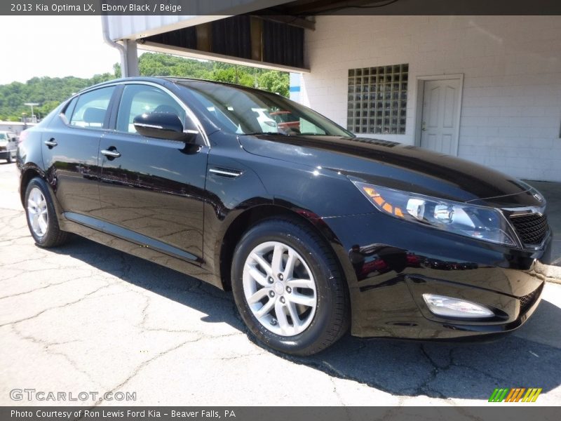 Ebony Black / Beige 2013 Kia Optima LX