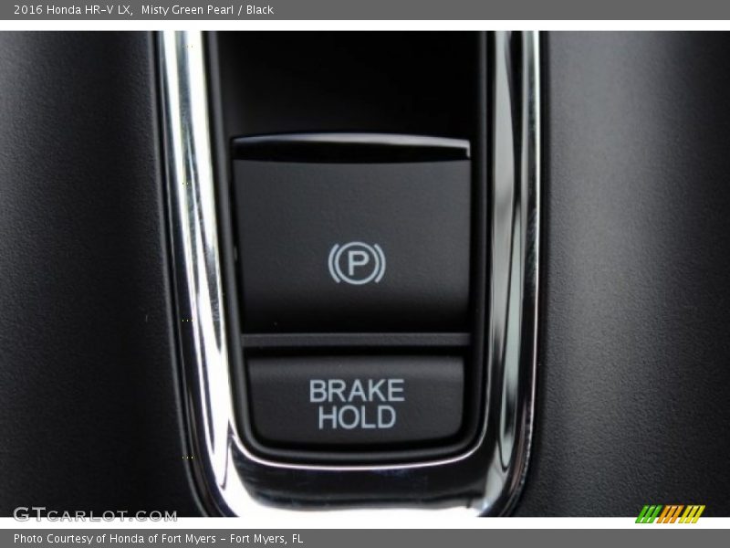 Misty Green Pearl / Black 2016 Honda HR-V LX